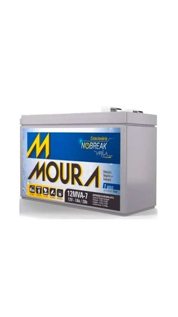 Bateria Moura 12V 7A