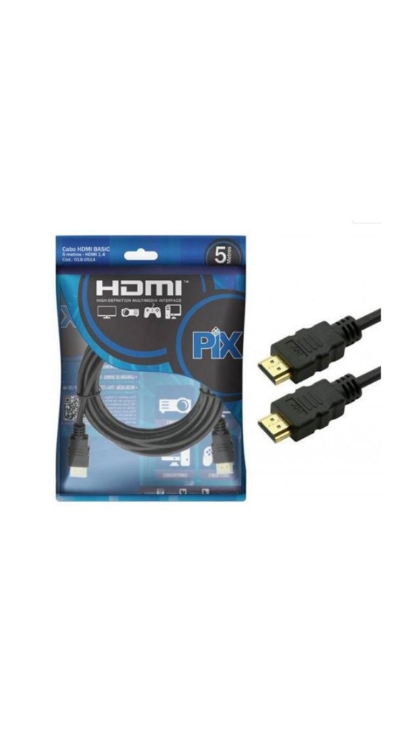 CABO HDMI X HDMI 5 METROS HDR 4K 19 PINOS PIX
