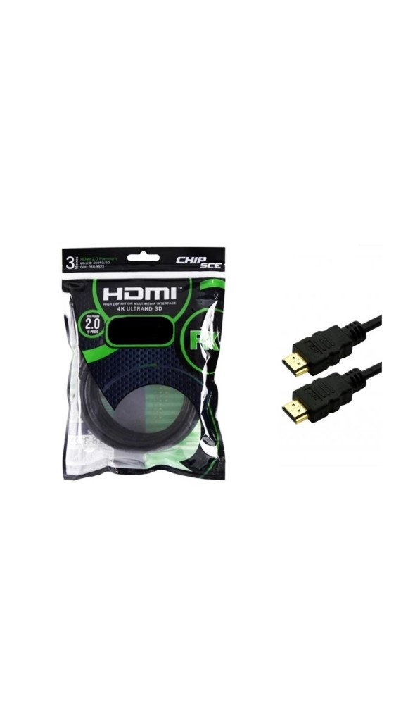 CABO HDMI X HDMI 3 METROS 2.0 HDR 4K 19 PINOS PIX
