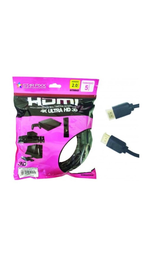 CABO HDMI 5 METROS 2,0