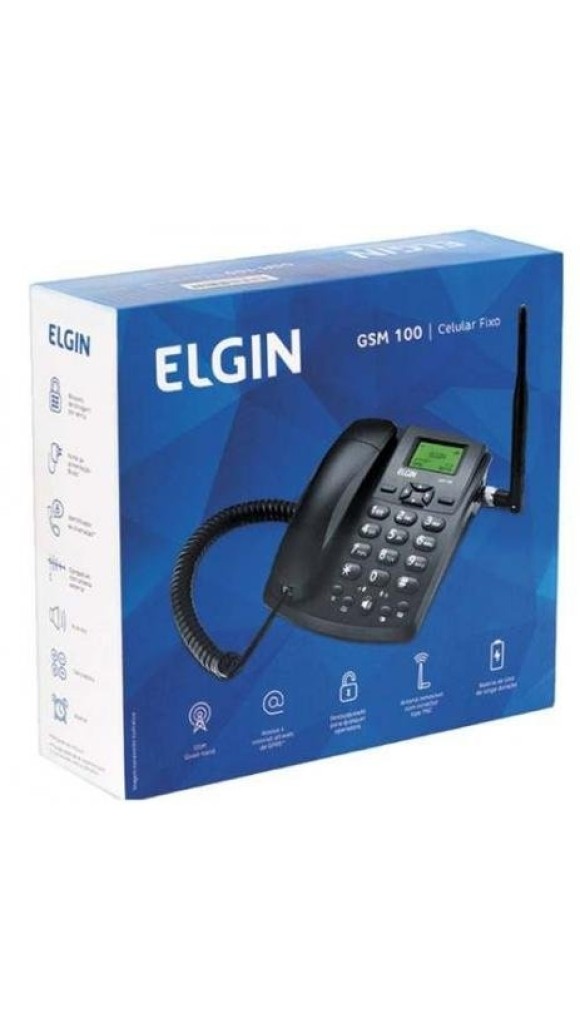 TELEFONE GSM 100 FIXO1 SIMCARDS(CELULAR RURAL)